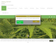 Tablet Screenshot of happygardengrow.com
